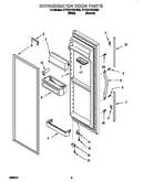 Refrigerator door