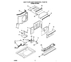 Whirlpool ACV122XH0 airflow and control diagram