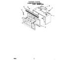 Whirlpool MH6130XEB1 cabinet diagram