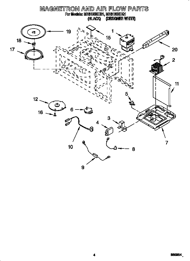 Magnetron and air flow
