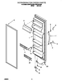Refrigerator door