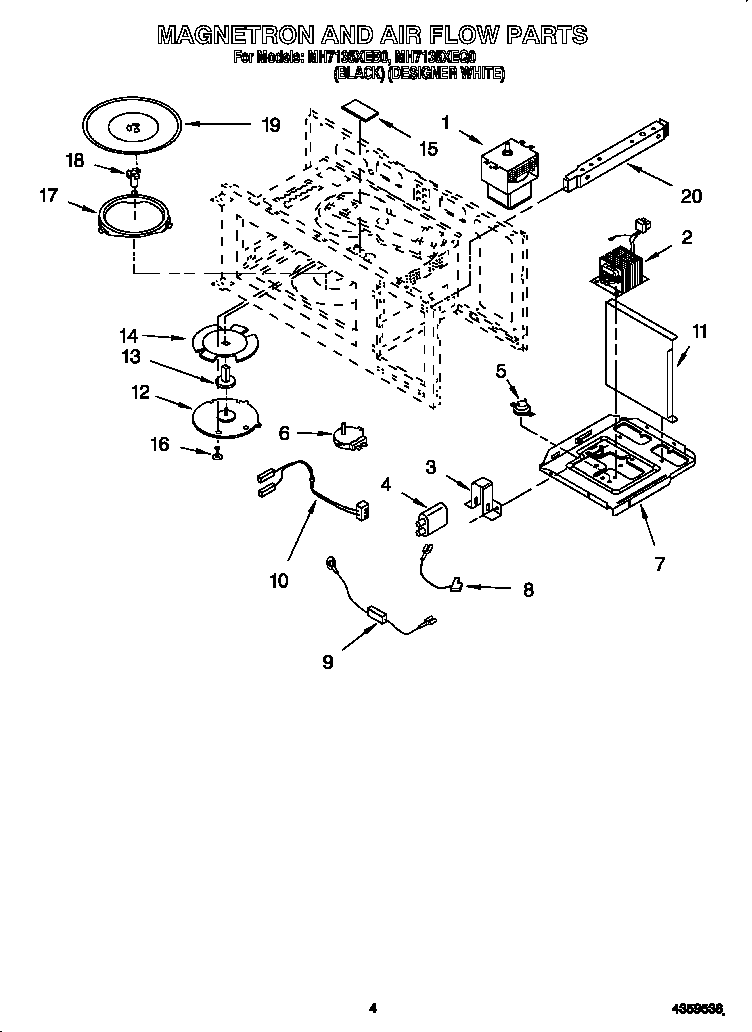 Magnetron and air flow