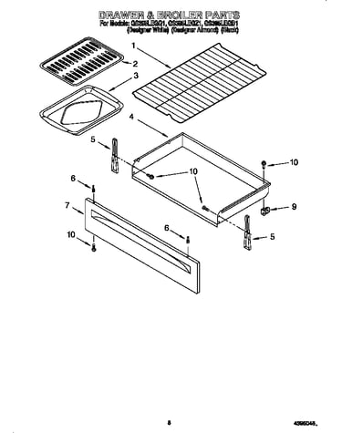 Drawer and broiler