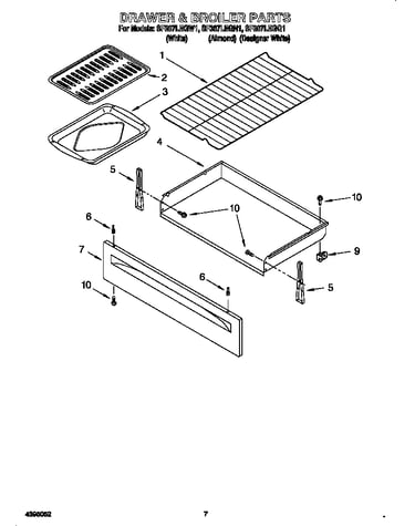 Drawer and broiler