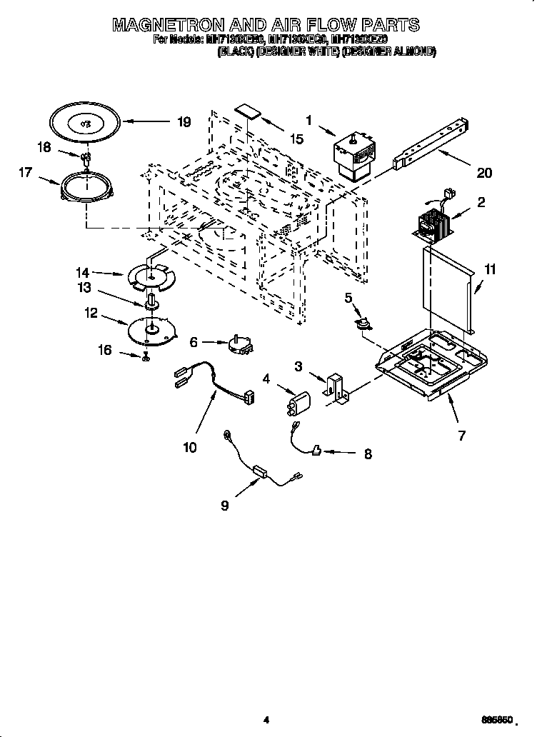 Magnetron and air flow
