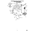 Whirlpool MH7135XEB1 magnetron and air flow diagram