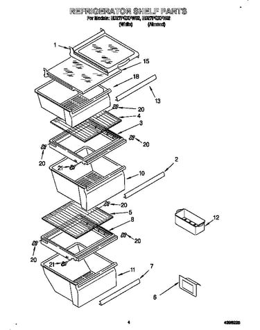 Refrigerator shelf
