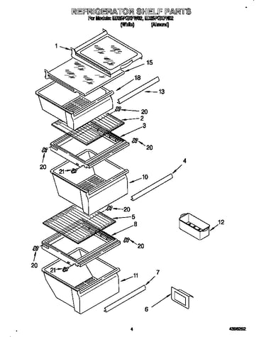 Refrigerator shelf