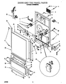 Door and toe panel