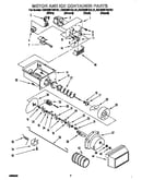 Motor and ice container