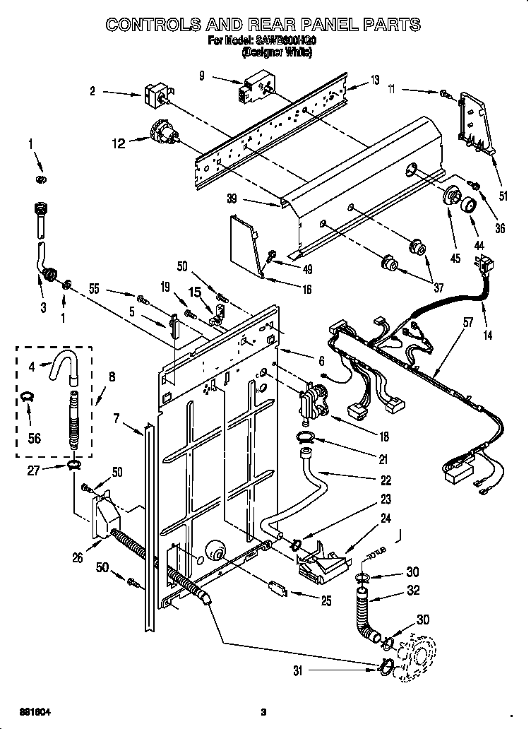 Controls and rear panel