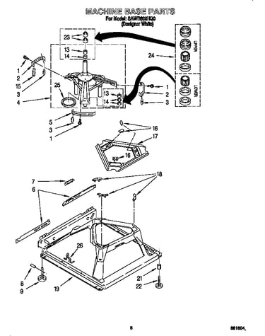 Machine base