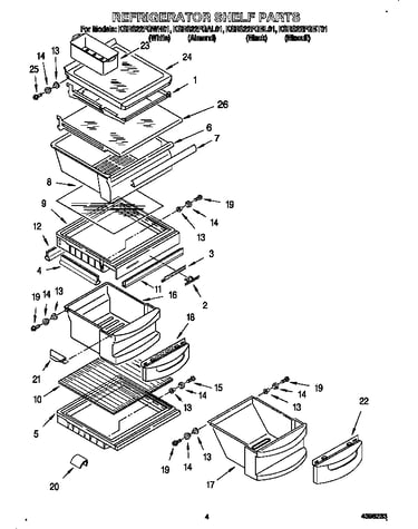 Refrigerator shelf