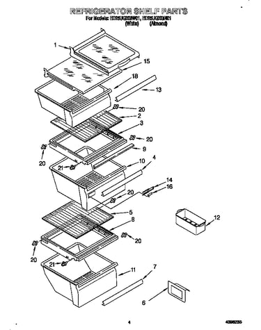 Refrigerator shelf