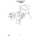 Whirlpool MT1100SHQ0 oven cavity diagram