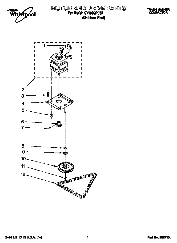 Motor and drive