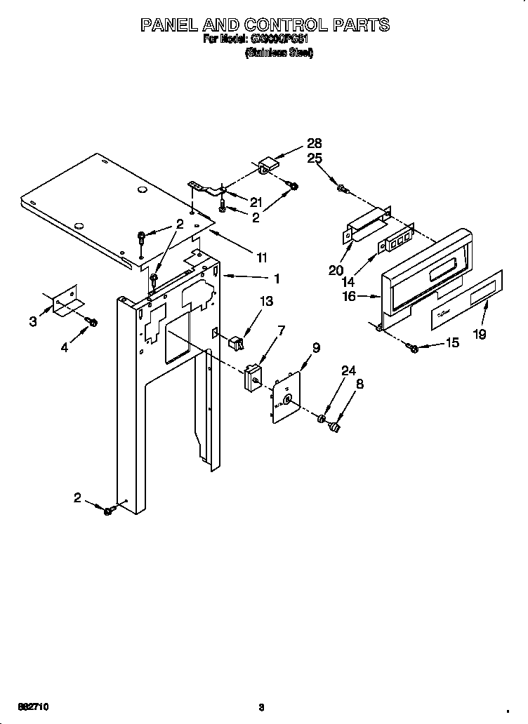 Panel and control