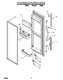 Refrigerator door
