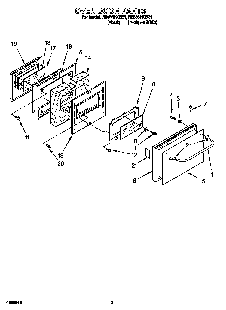 Oven door