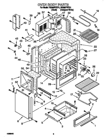 Oven body