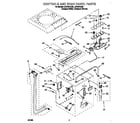 Whirlpool LCR7244DZ5 controls and rear panel diagram