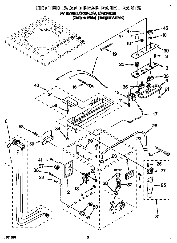 Controls and rear panel