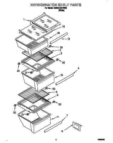 Refrigerator shelves