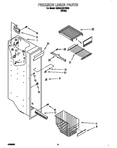 Freezer liner