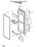 Refrigerator door