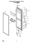 Refrigerator door