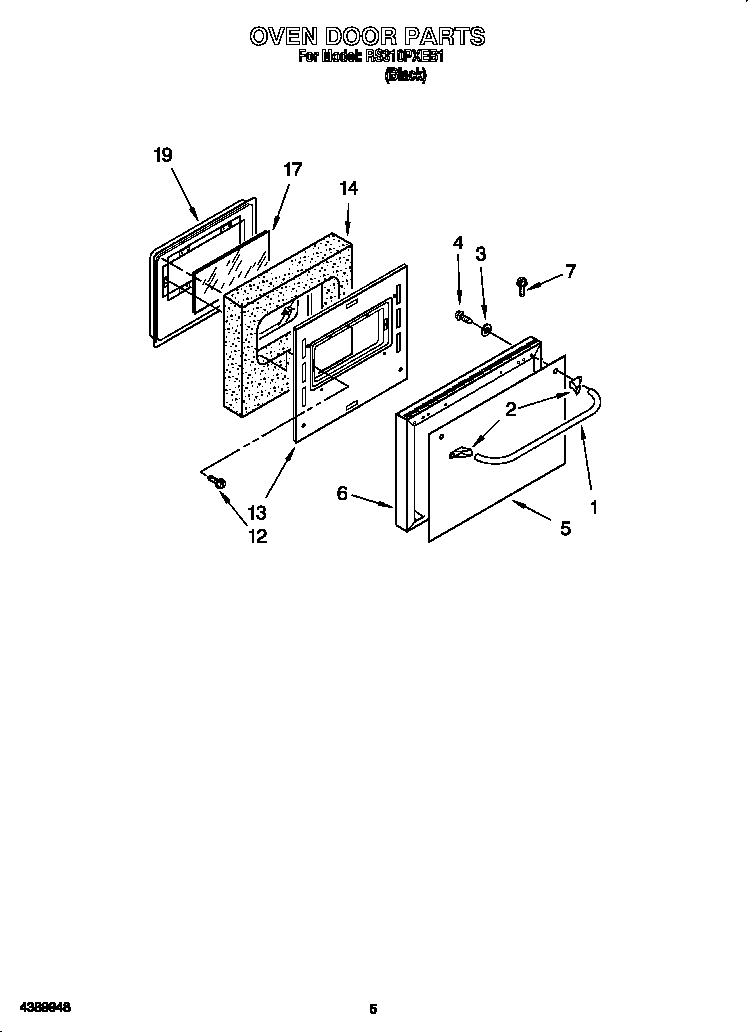 Oven door