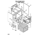KitchenAid KERS507EAL3 oven chassis diagram