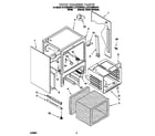 KitchenAid KERC600GWH1 oven chassis diagram
