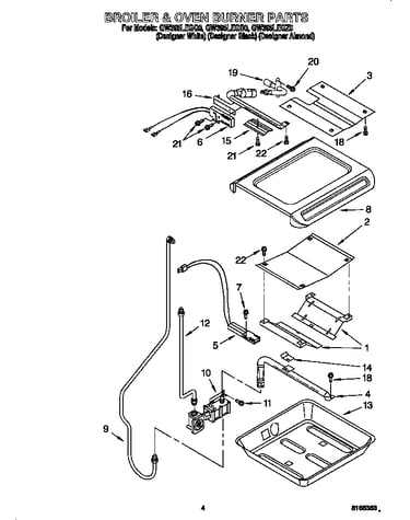 Broiler and oven burners