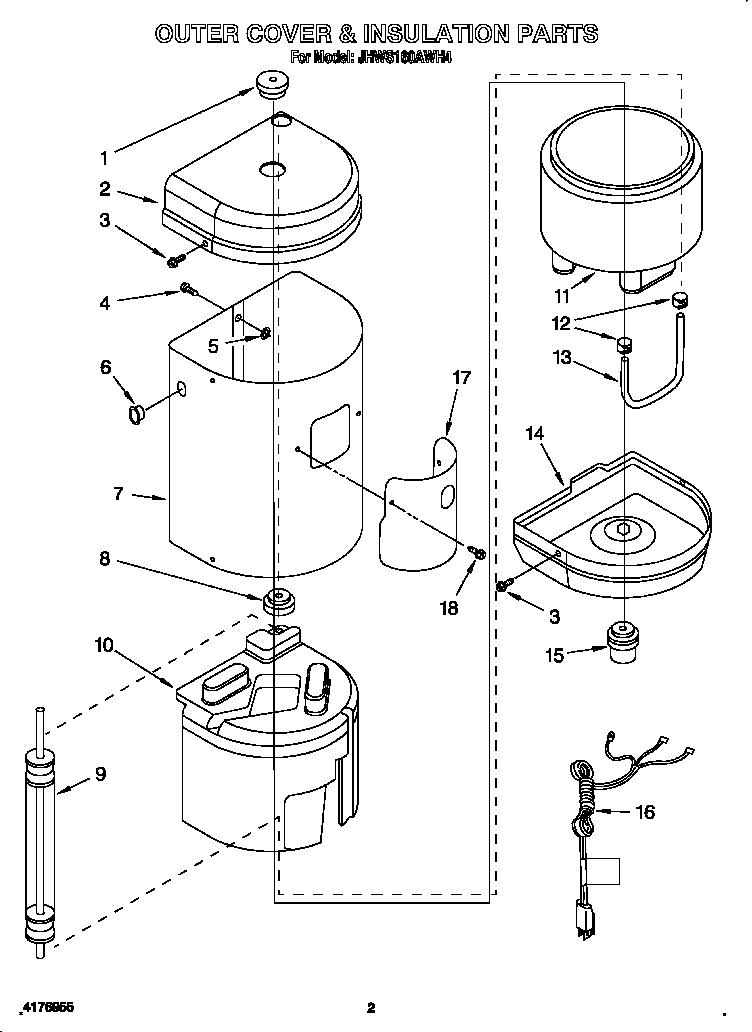 Outer cover and insulation