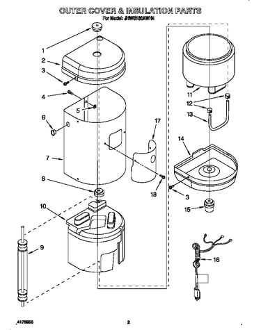 Outer cover and insulation