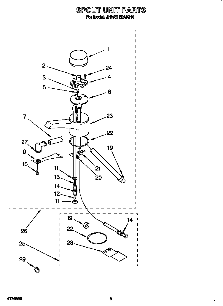 Spout unit