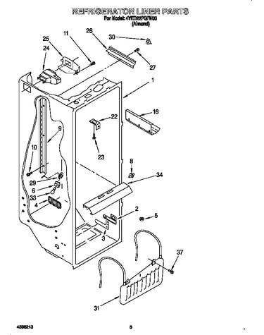 Refrigerator liner