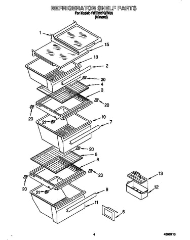 Refrigerator shelves