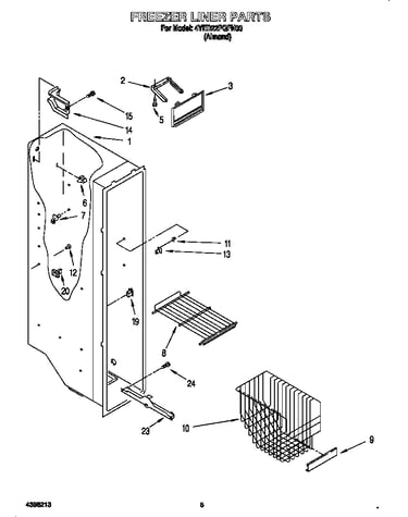Freezer liner