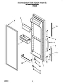 Refrigerator door