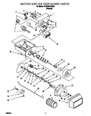 Motor and ice container