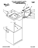 Top and cabinet