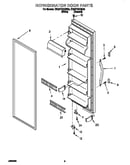 Refrigerator door