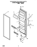 Refrigerator door