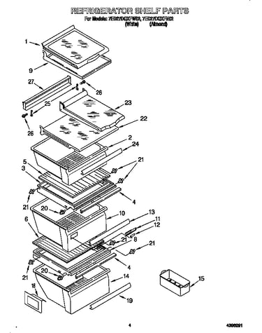 Refrigerator shelves