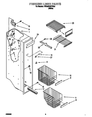 Freezer liner