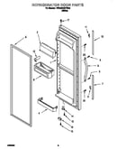 Refrigerator door