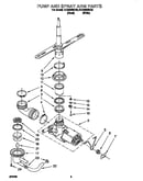 Pump and spray arm