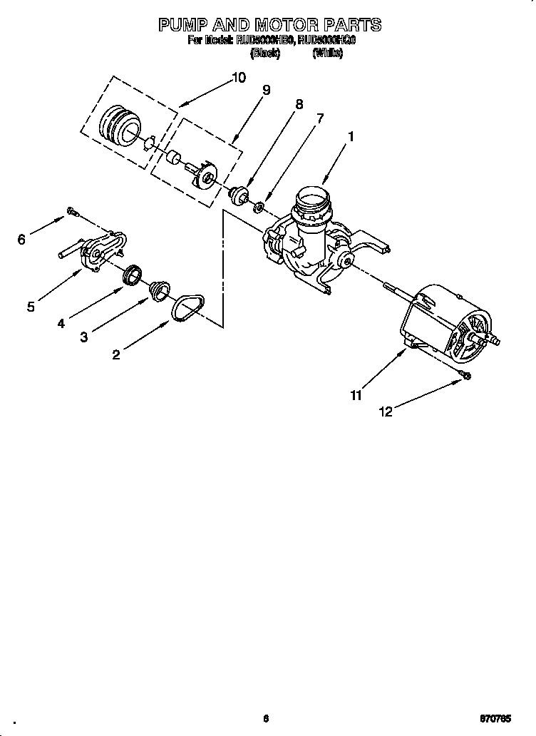 Pump and motor